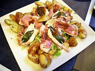 Saltimbocca de dinde à la sauge - 1