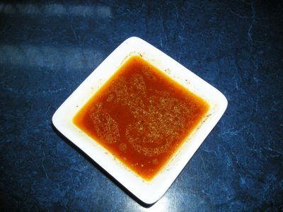 Sauce piquante pour brochettes