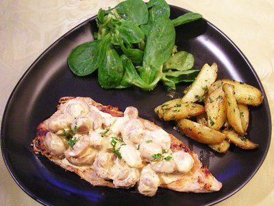 Escalopes de veau à la crème - 1