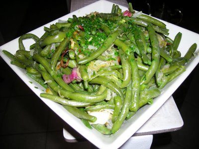 Haricots verts frais poêlés - 1