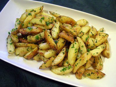 Pommes sautées à l'ail - 1