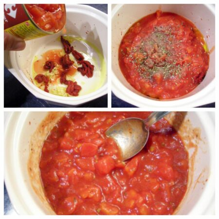 Sauce tomate express au micro onde - 3