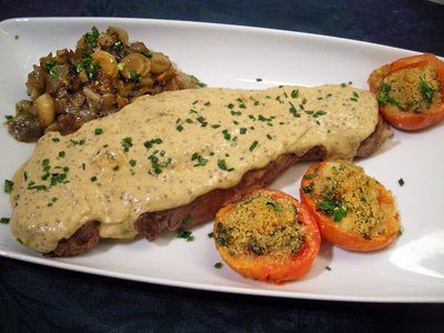 Steak sauce moutarde - 1