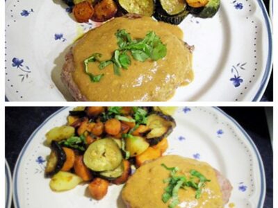 Steaks hachés sauce moutarde - 2