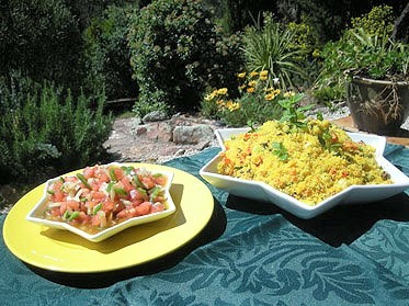 Semoule de couscous aux petits légumes - 1