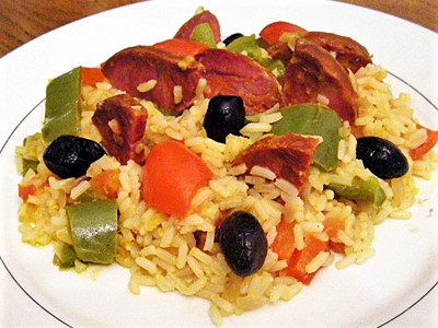 Riz au chorizo - 1