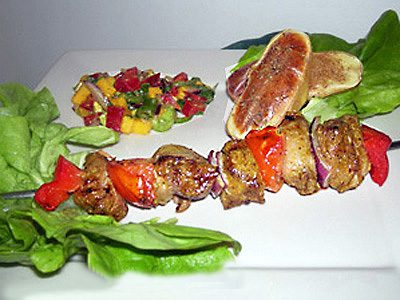 Brochettes d’agneau aux épices