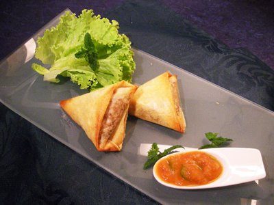 Samosa de boeuf à l’ orientale