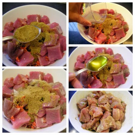 Brochettes de porc aux épices - 3