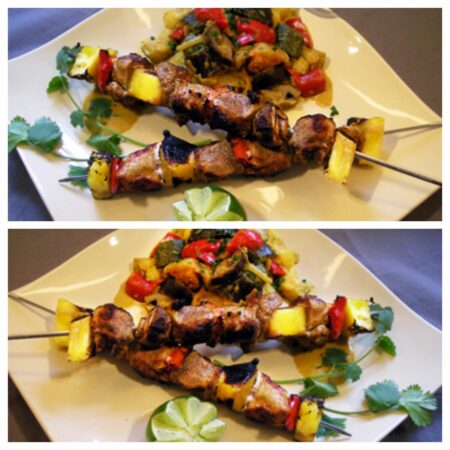 Brochettes de porc aux épices - 8