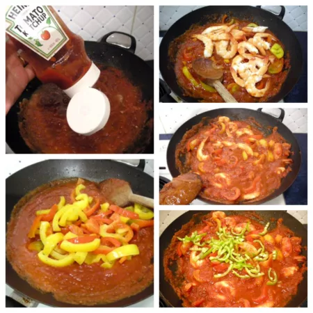 Crevettes à la sauce piquante - 6