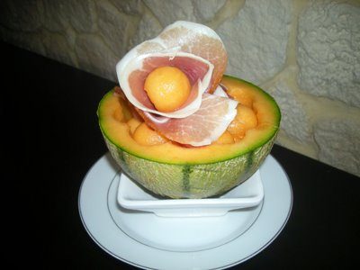Melons au jambon cru et Marsala - 1