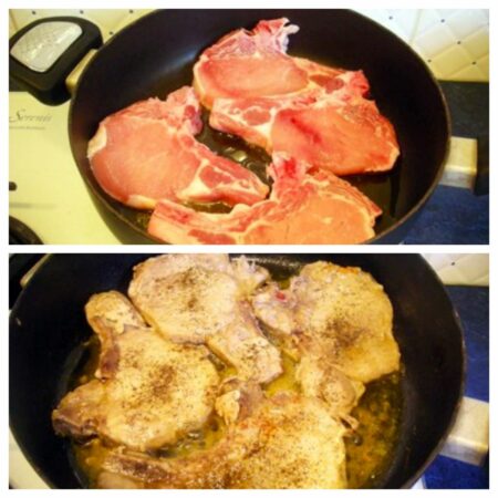 Côtes de porc aux aubergines - 2