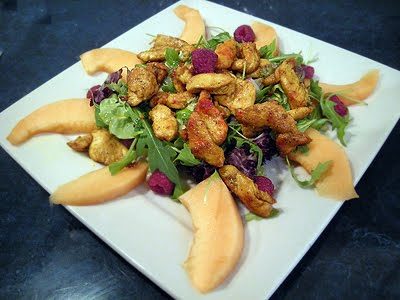 Salade de poulet aux épices - 1