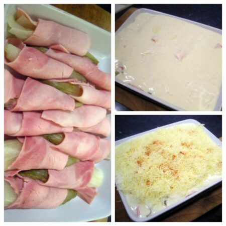 Gratin d'endives au jambon - 5