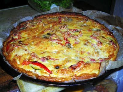 Quiche au roquefort