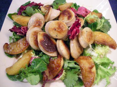 Salade de boudins blancs aux pommes