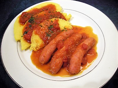 Polenta aux saucisses - 1