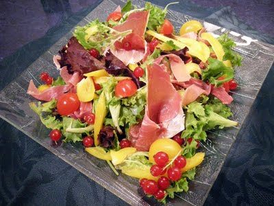 Salade au jambon cru - 1