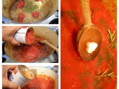 Champignons sanguins en sauce tomate - 4
