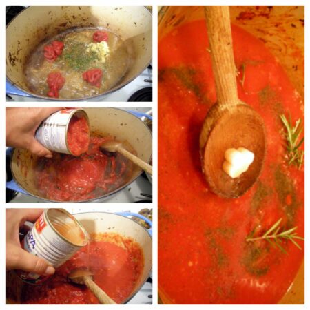 Champignons sanguins en sauce tomate - 4