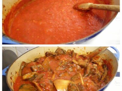Champignons sanguins en sauce tomate - 5