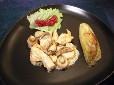 Filets de poulet à la crème - 1