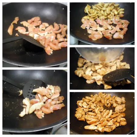 Poulet sauté à l'ananas et gingembre - 5