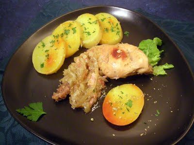 Lapin confit aux oignons - 1