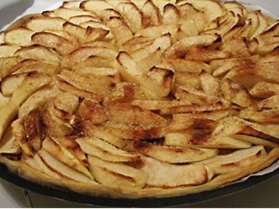 Tarte flambée aux pommes