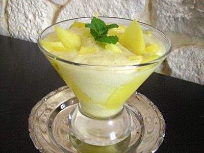 Mousse à la mangue