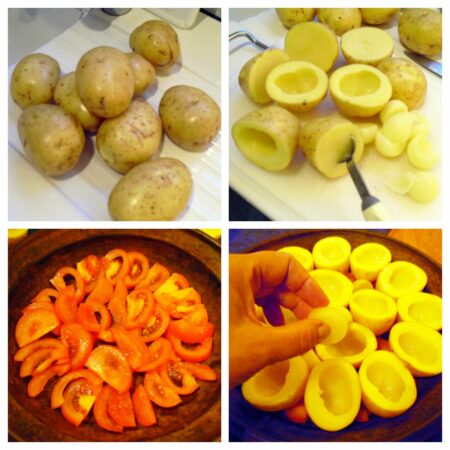 Pommes de terre farcies à l'orientale - 3