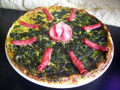 Quiche aux épinards - 1