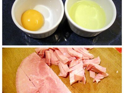 Feuilleté jambon fromage - 2