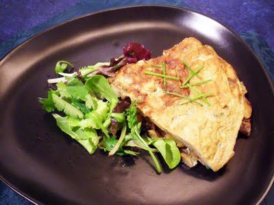 Omelette aux champignons - 1