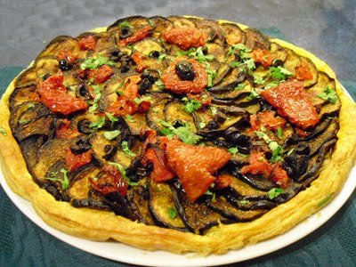 Tarte aux aubergines grillées - 22