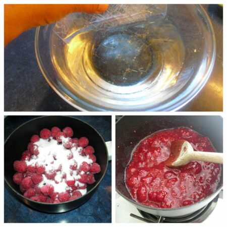 Mousse de framboises - 2