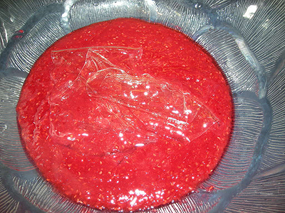 Mousse de framboises - 3