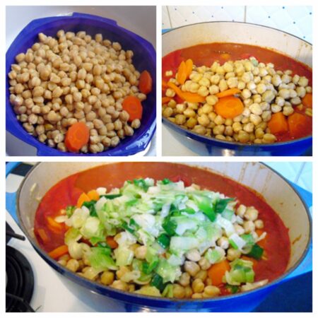 Recette pois chiche tomate