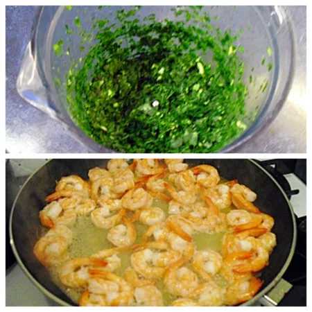 Crevettes en persillade - 2