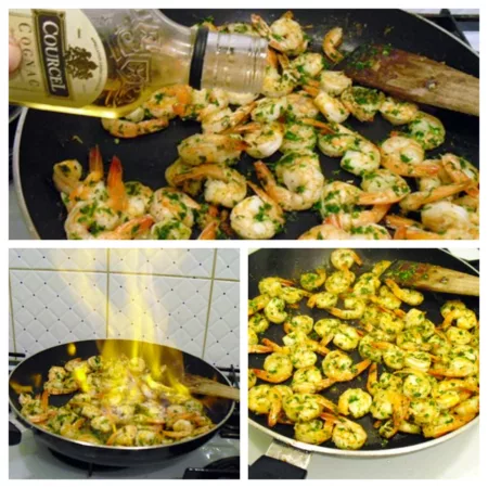 Crevettes en persillade - 4
