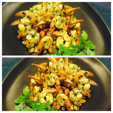 Crevettes en persillade - 5
