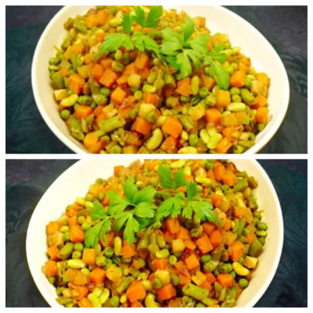 Macédoine de légumes au curry - 4