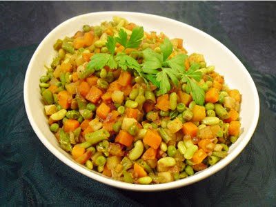 Macédoine de légumes au curry - 1