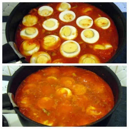 Oeufs durs à la tomate - 6