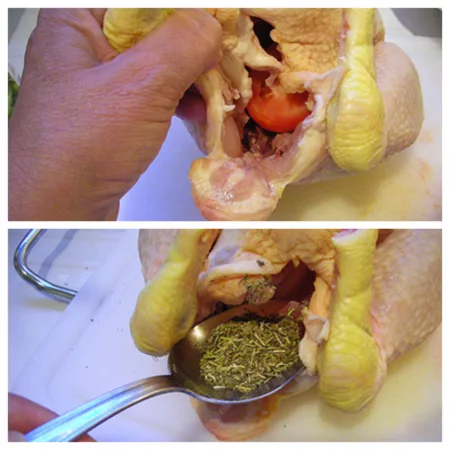 Poulet rôti aux herbes - 2