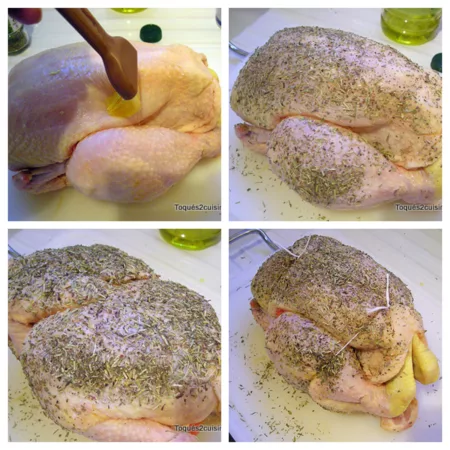 Poulet rôti aux herbes - 3