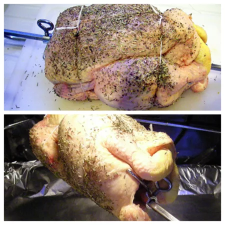 Poulet rôti aux herbes - 4
