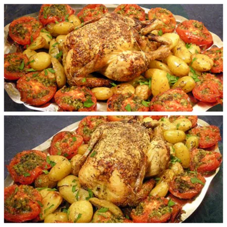Poulet rôti aux herbes - 6