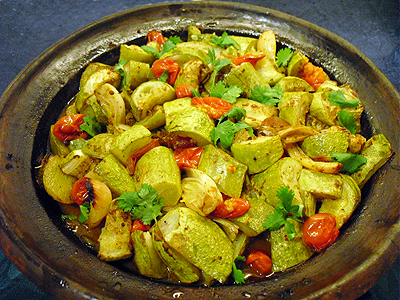 Tajine de courgettes aux épices - 7